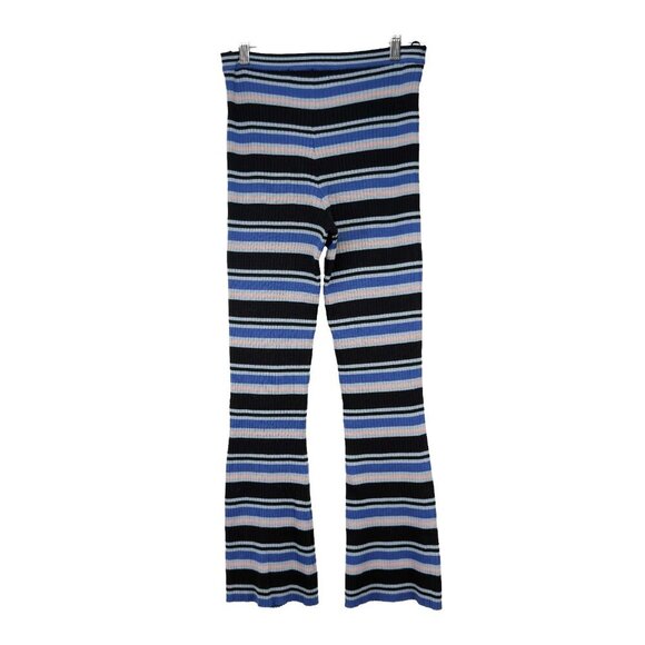 MARNI x Uniqlo Merino Blend Semi Flared Striped Knitted Pants sz XS Stretch - Picture 4 of 4
